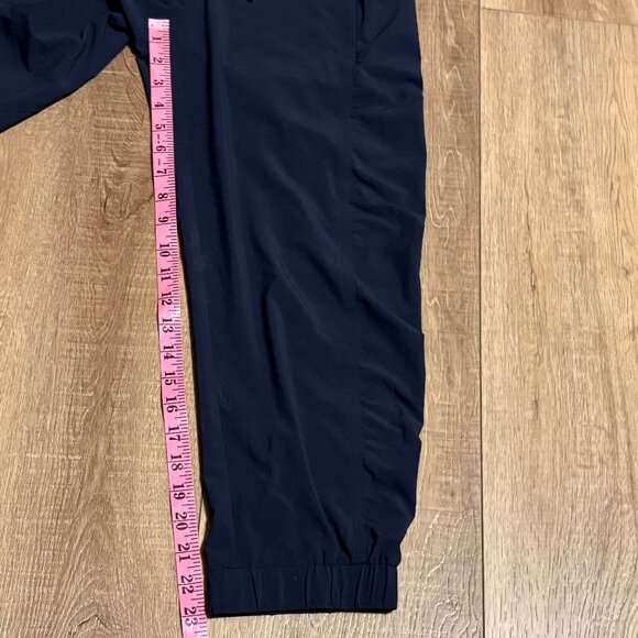 ATHLETA La Viva Ruched Cropped Jogger Pants Size 2 Navy - Picture 11 of 13